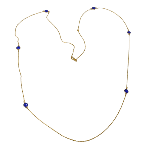Euro Gold Gem Necklace and braceletA365