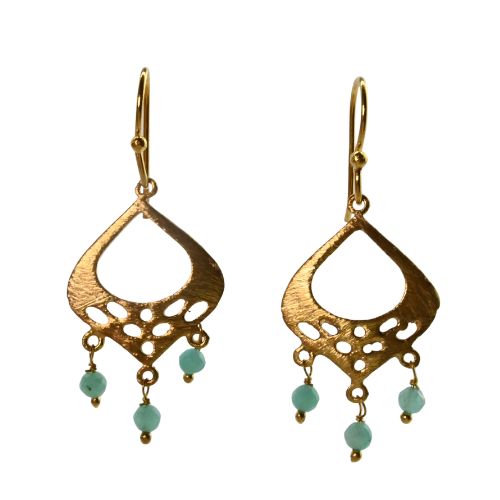 Euro Gold Earrings- A338