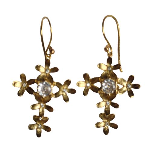 Rococo Jasmin Flower Cross RCXE