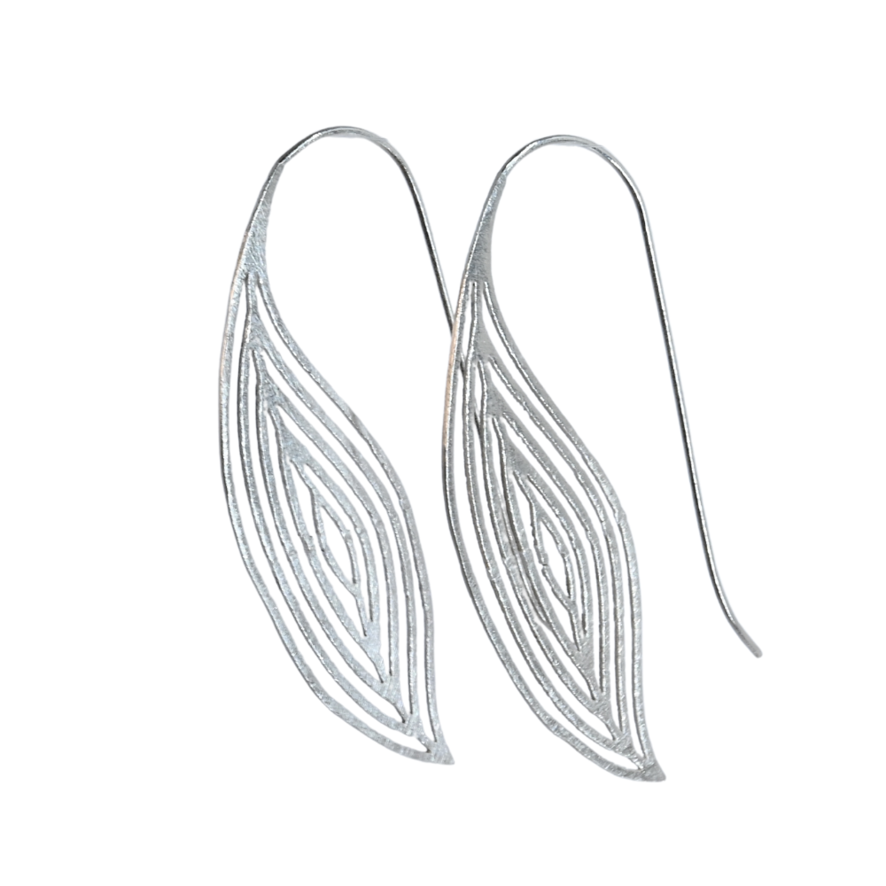 Silver Wash Earrings -C33L