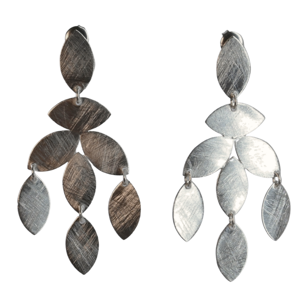 Silver Wash Earrings -C141