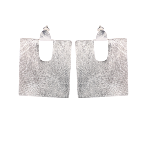 Silver Wash Earrings C266