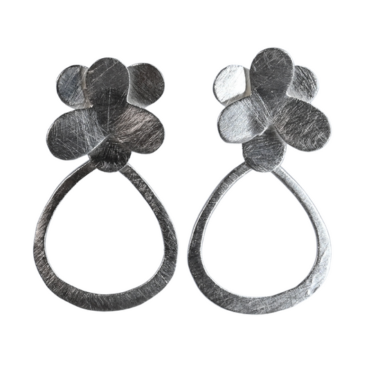 Silver Wash Earrings C32