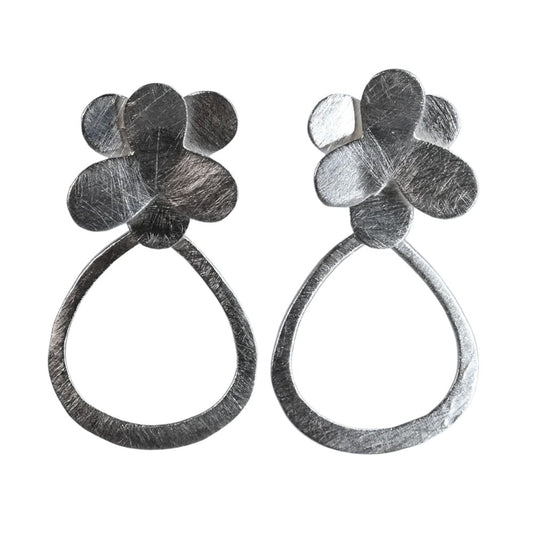 Silver Wash Earrings C32