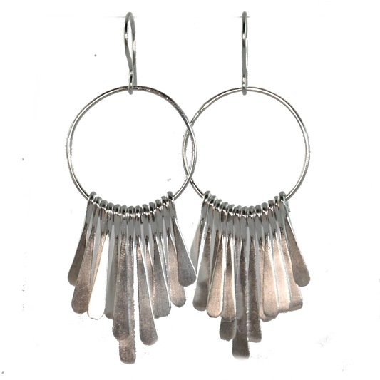 Silver Wash Earrings C15A