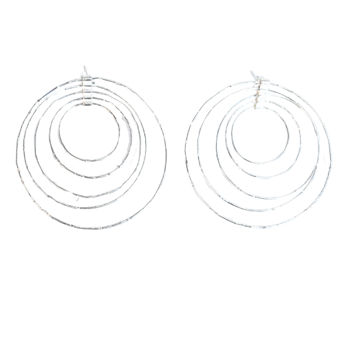 Silver Wash Earrings -C206