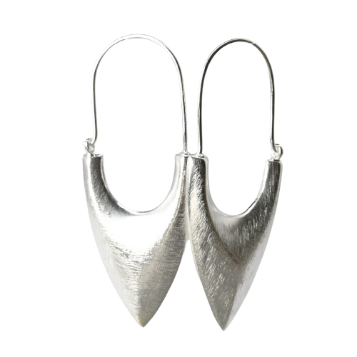 Euro Silver Wash Earrings C89