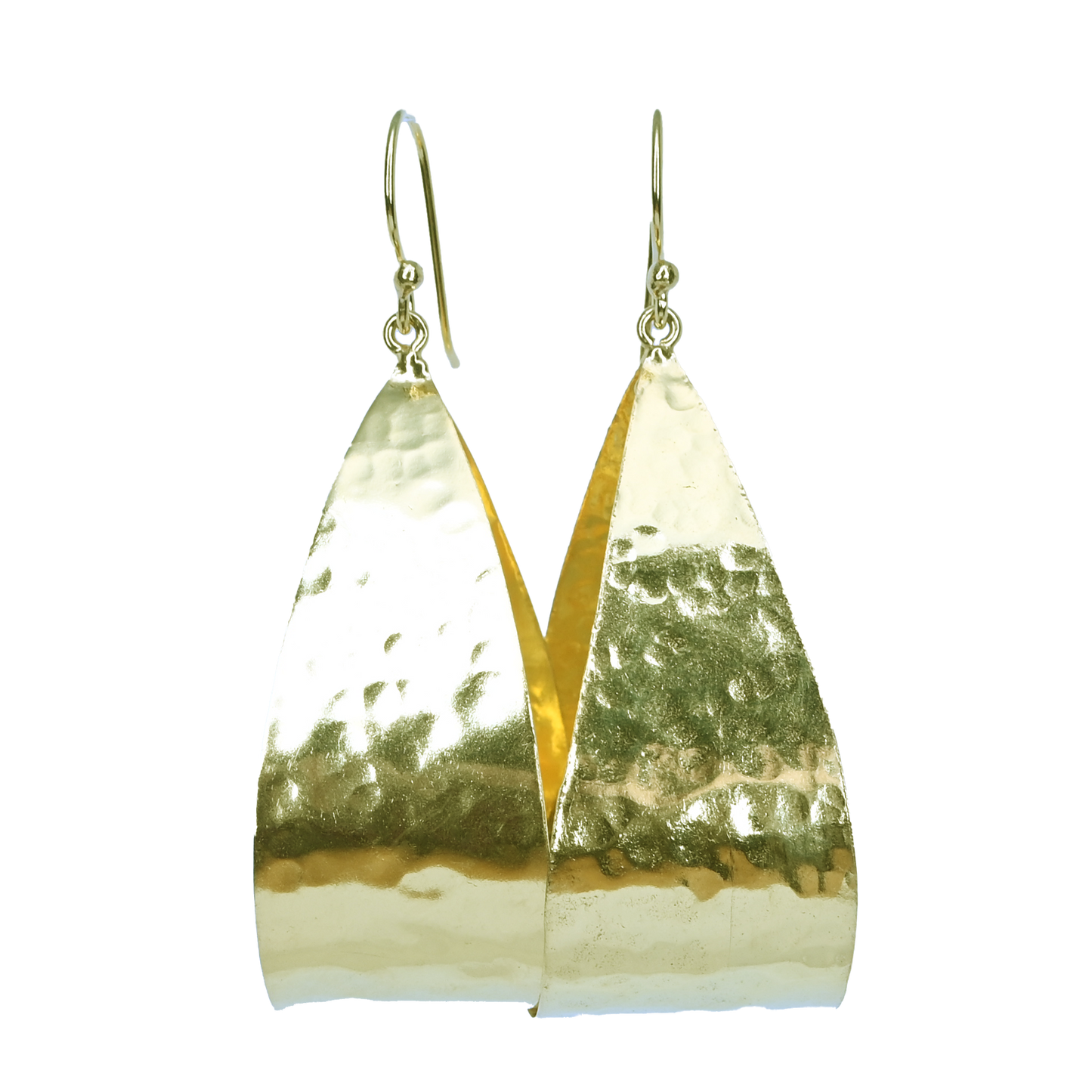 Euro Gold Wide Hoop Earrings B17a