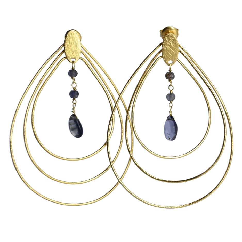 Euro Gold Earrings B196a