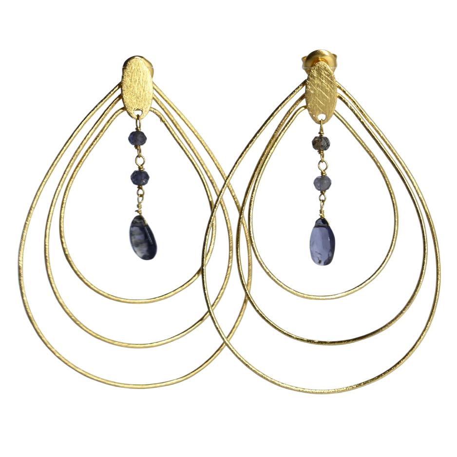 Euro Gold Earrings B196a