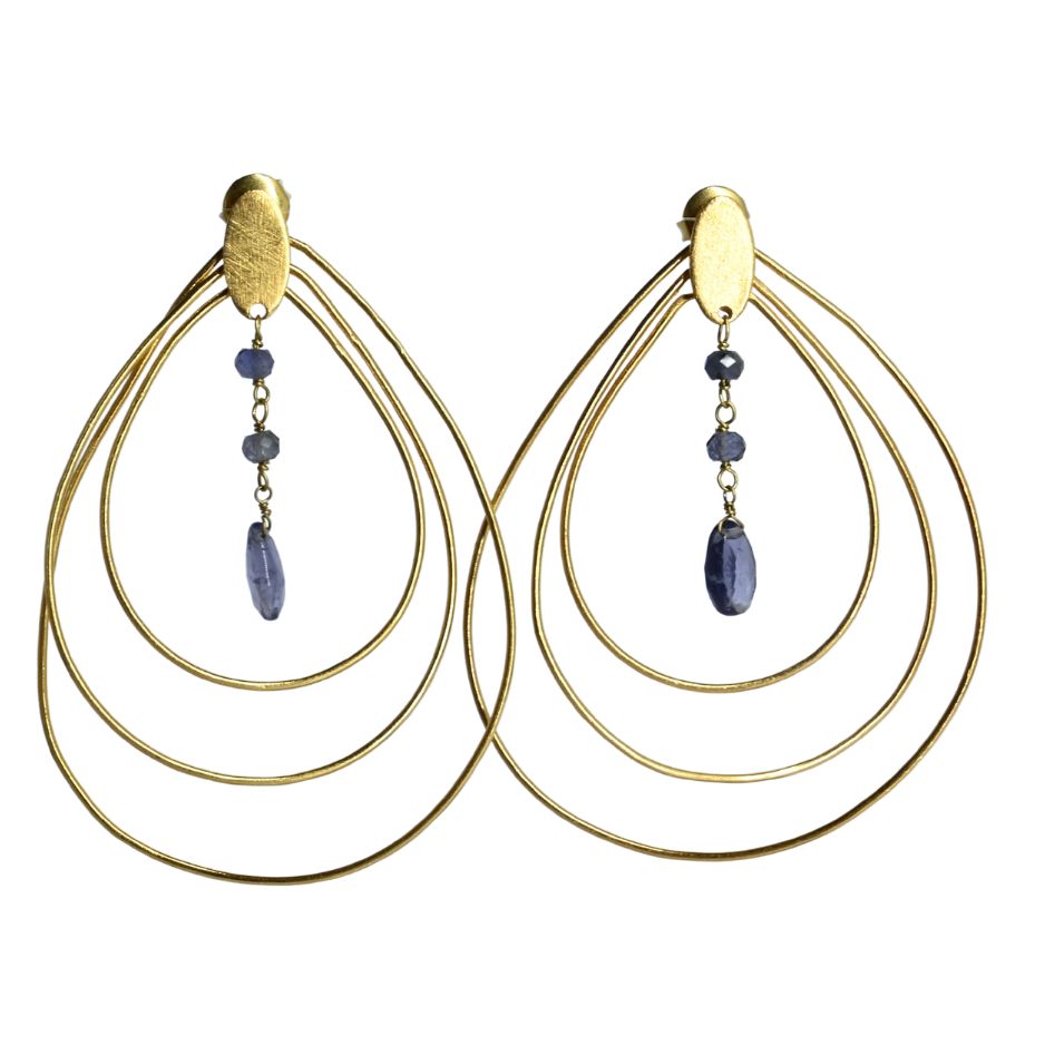 Euro Gold Earrings B196a