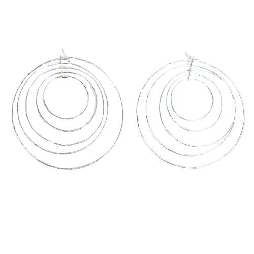 Silver Wash Earrings -C206