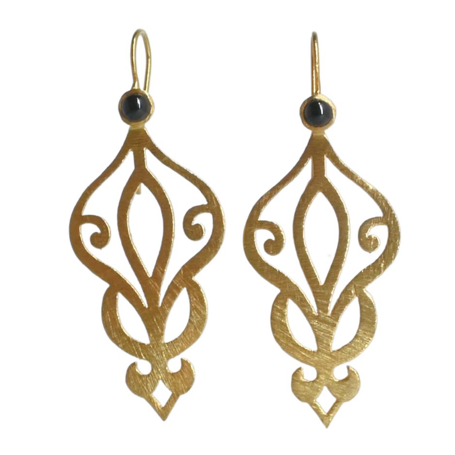 Euro Gold Earrings A62a
