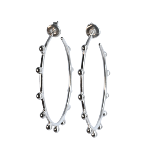 Silver Wash Earrings -C213