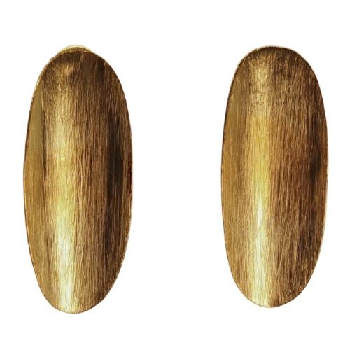 Euro Gold Stud Earrings B336