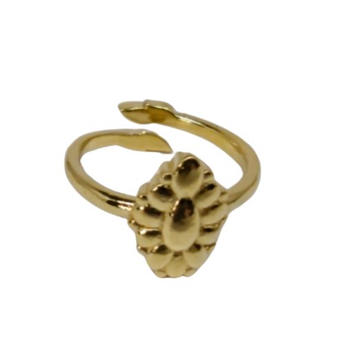 Daisy Flower RBR23 Open sized ring