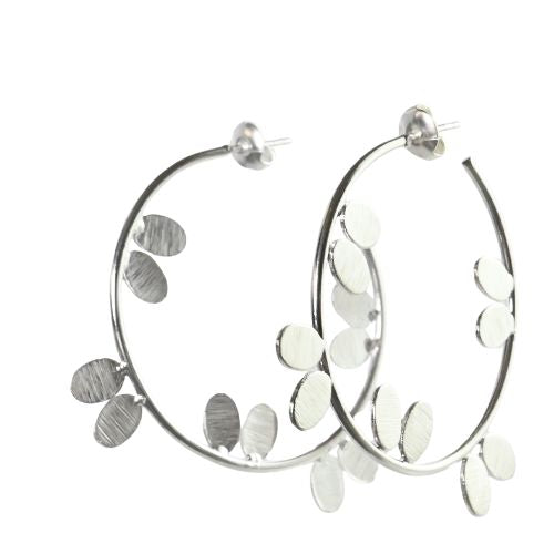 Euro Silver Wash Earrings C444