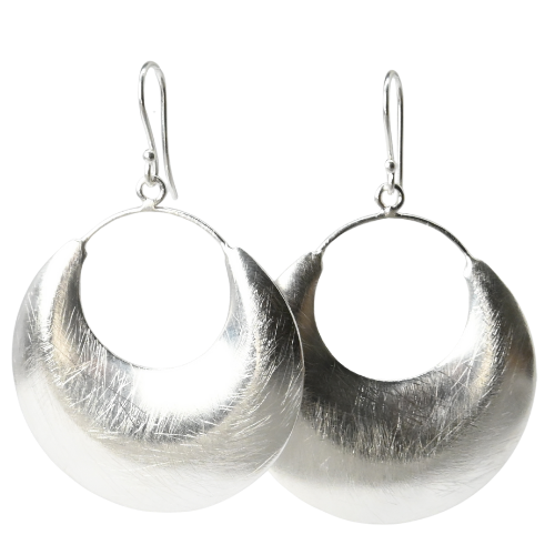 Euro Silver Wash Earrings C130A
