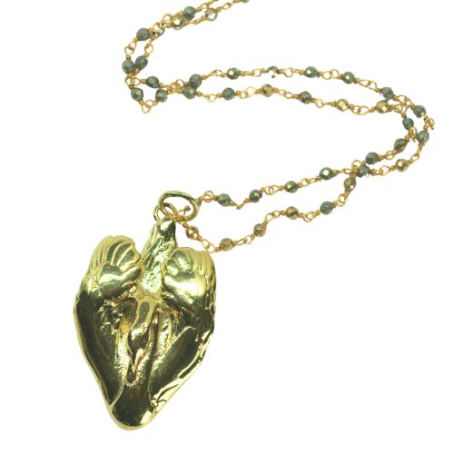 Rococo Swan Pendant KNP015