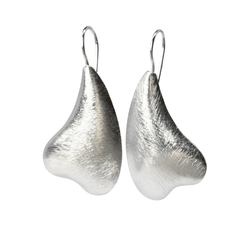 Euro Silver Wash Earrings C129