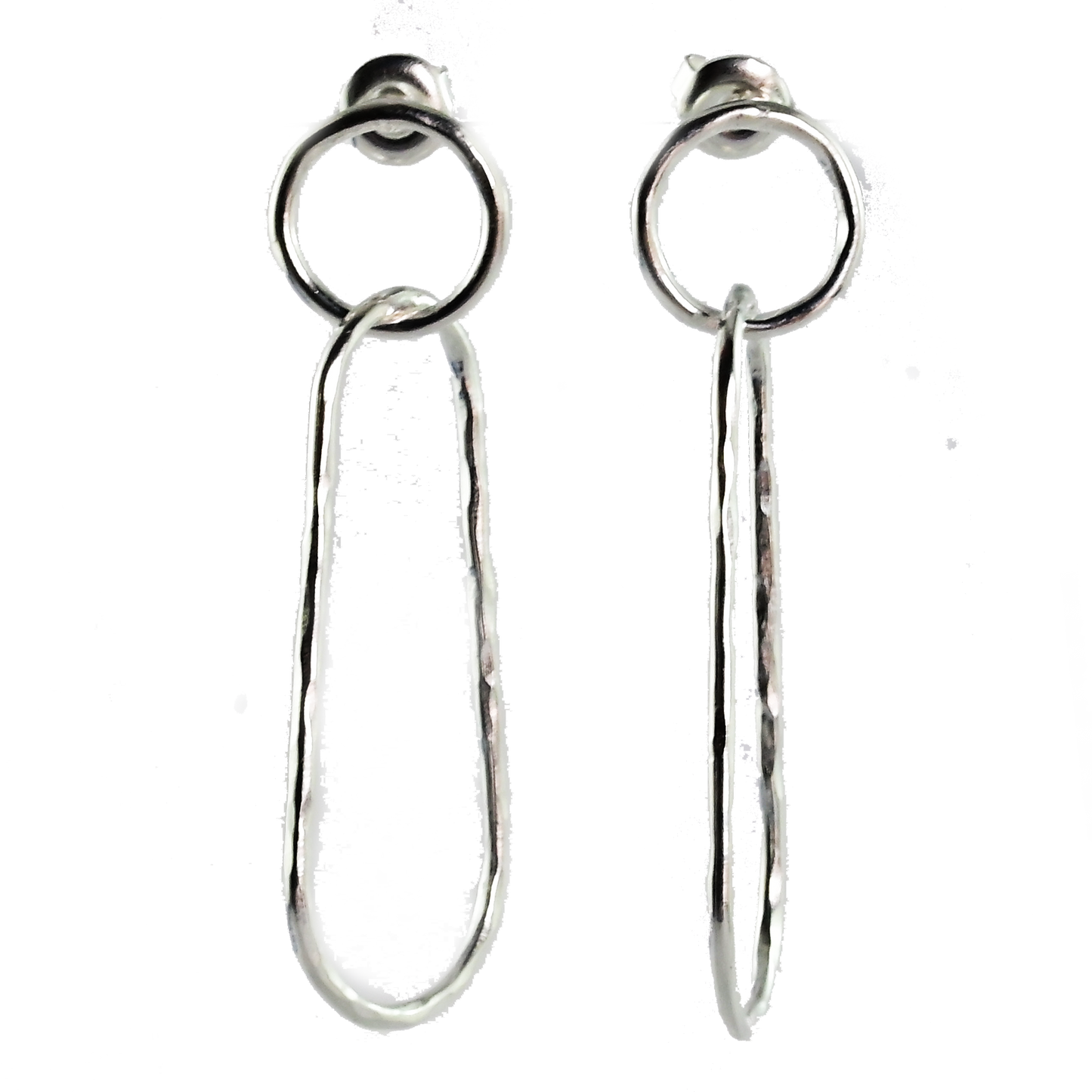 Silver Wash Earrings C121.