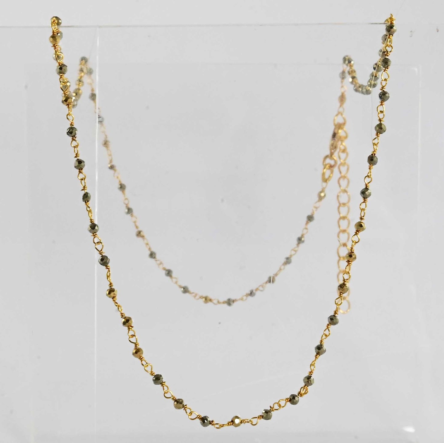Euro gold and gem necklaces with many gem varieties A1A.