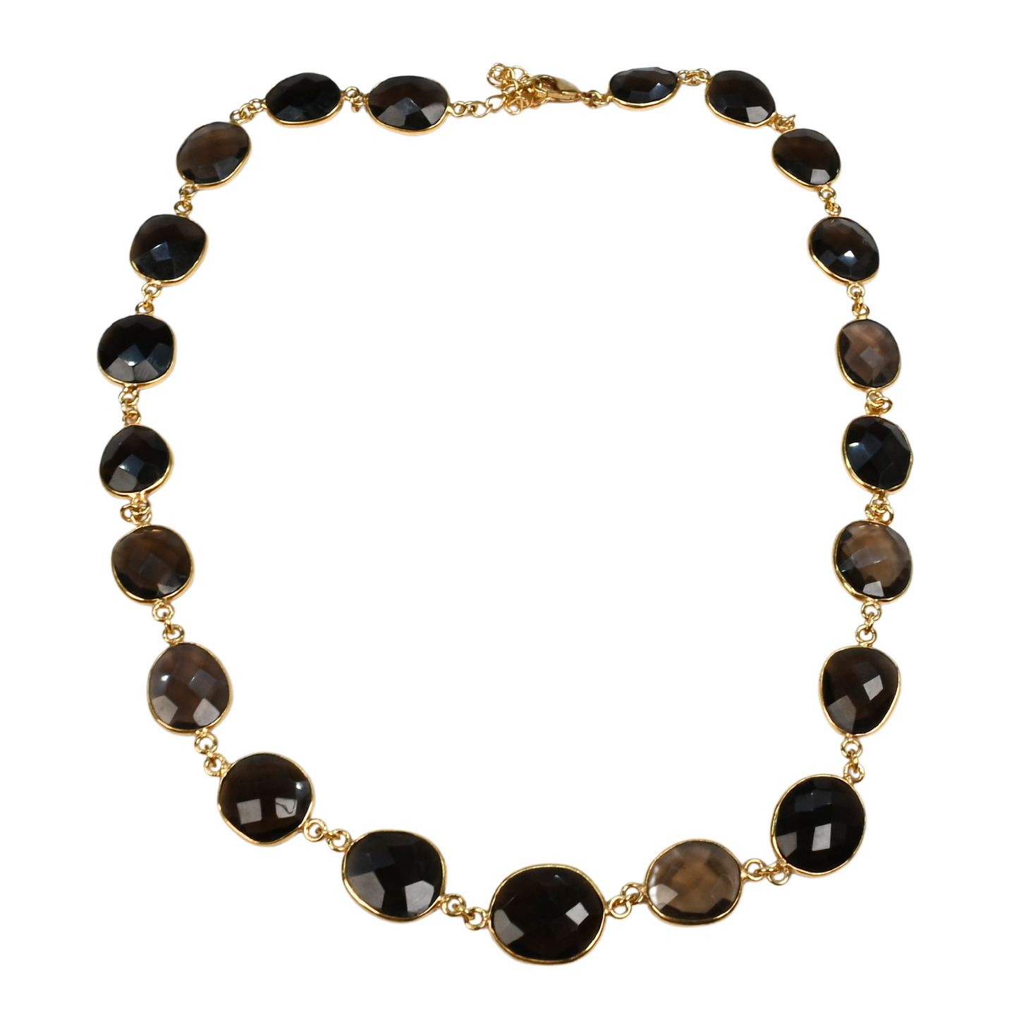 Euro Gold Gemstone Necklace 50 cm A231