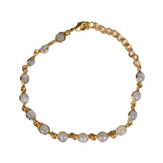 Euro Gold Gemstone Bracelets A233