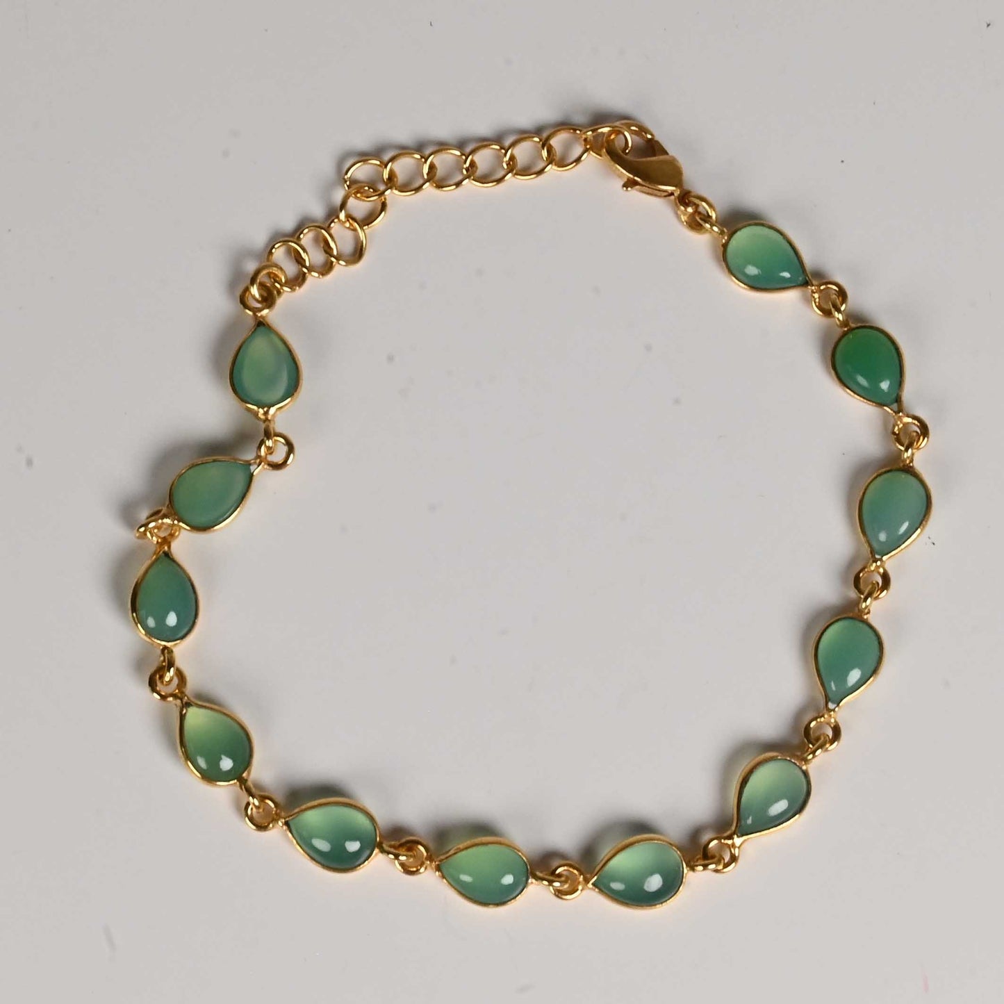 Euro Gold Gemstone Bracelets A233