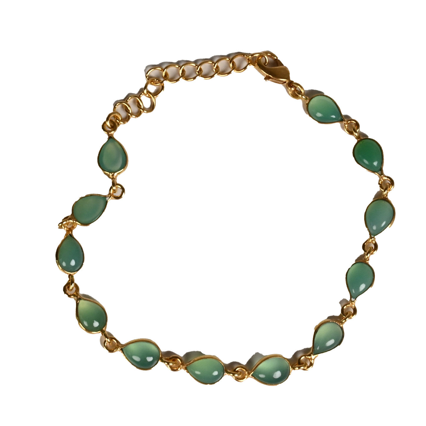 Euro Gold Gemstone Bracelets A233