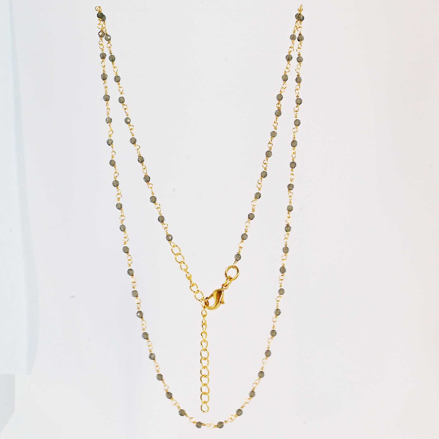 Euro gold and gem necklaces with many gem varieties A1A.