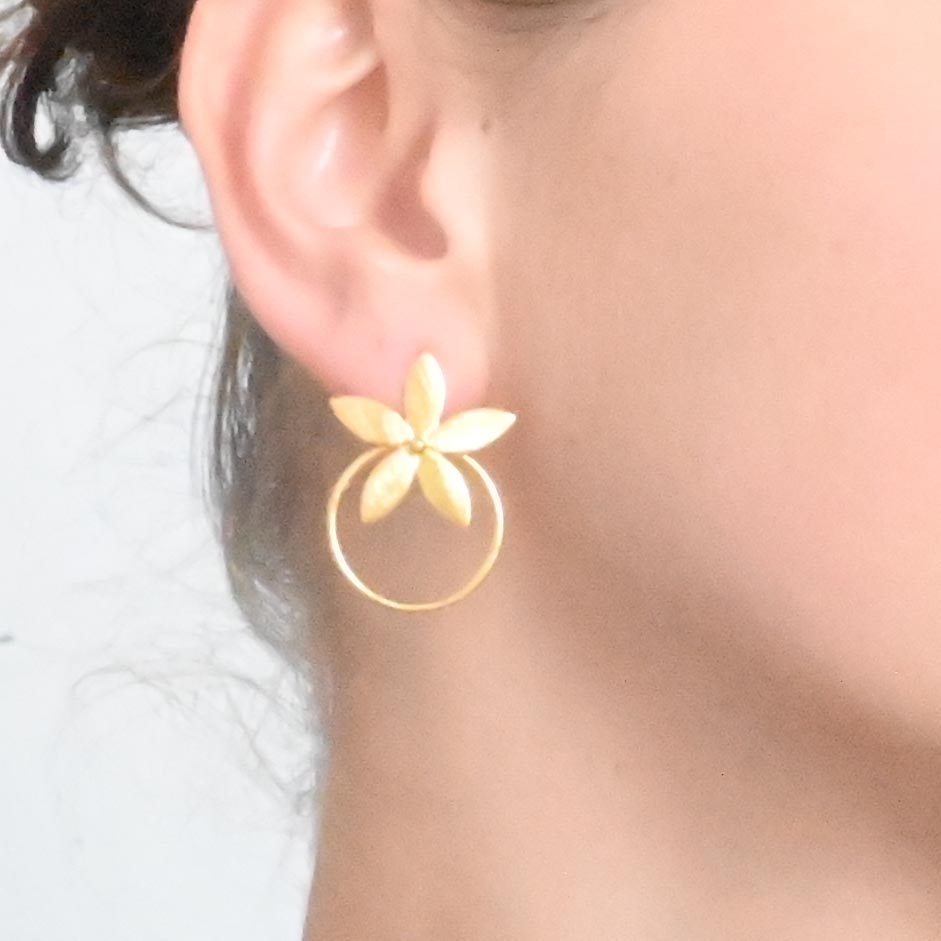 Piccolo Earrings Euro Gold - P135