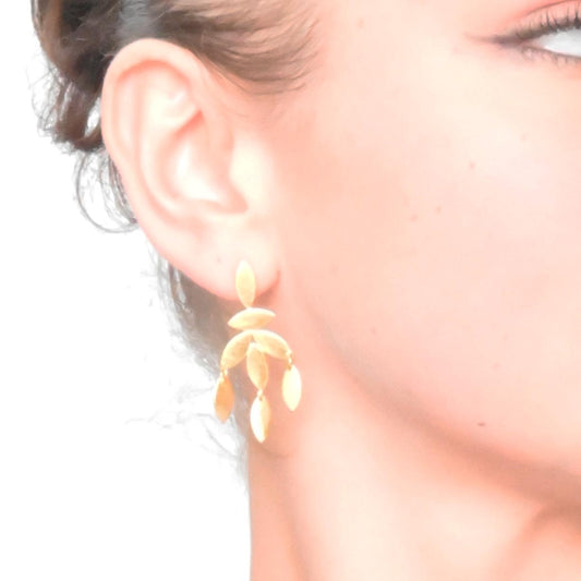 Piccolo Earrings Euro Gold - P141p