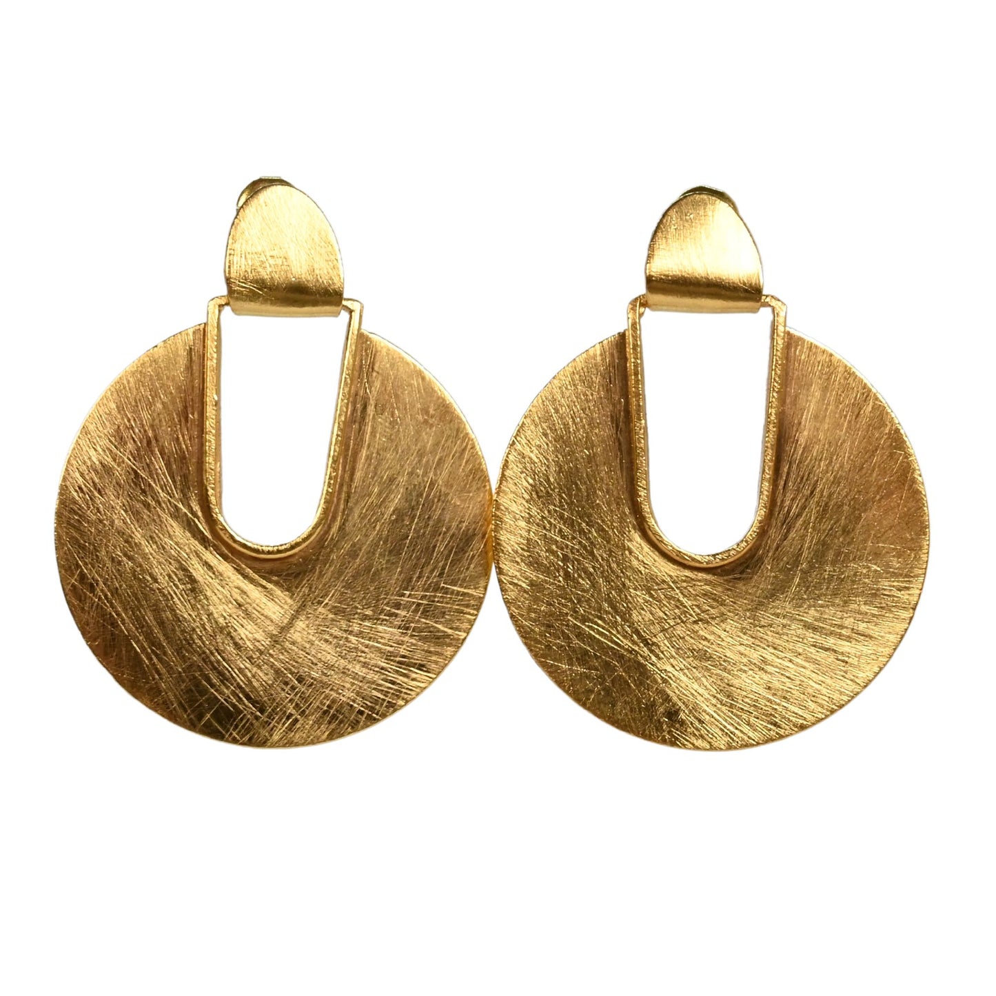 Euro Gold stud Earrings B241