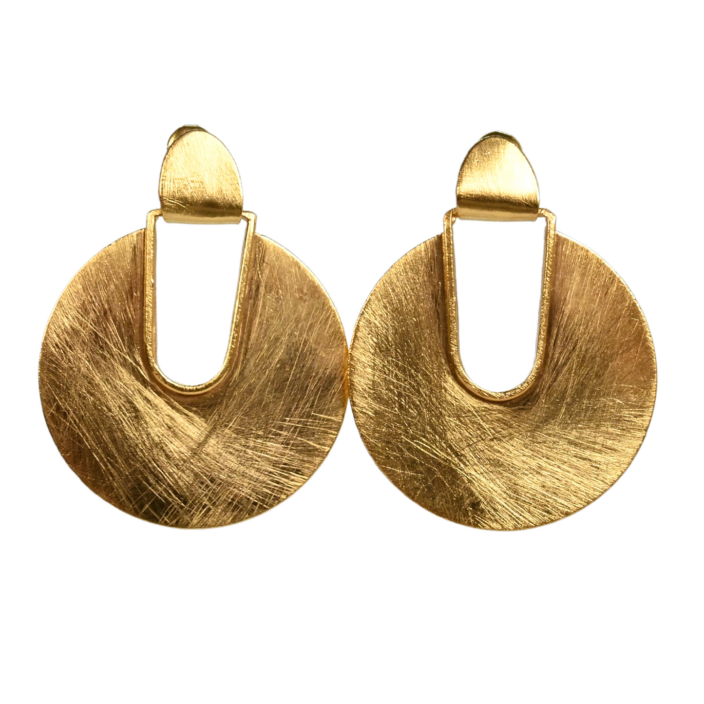 Euro Gold stud Earrings B241