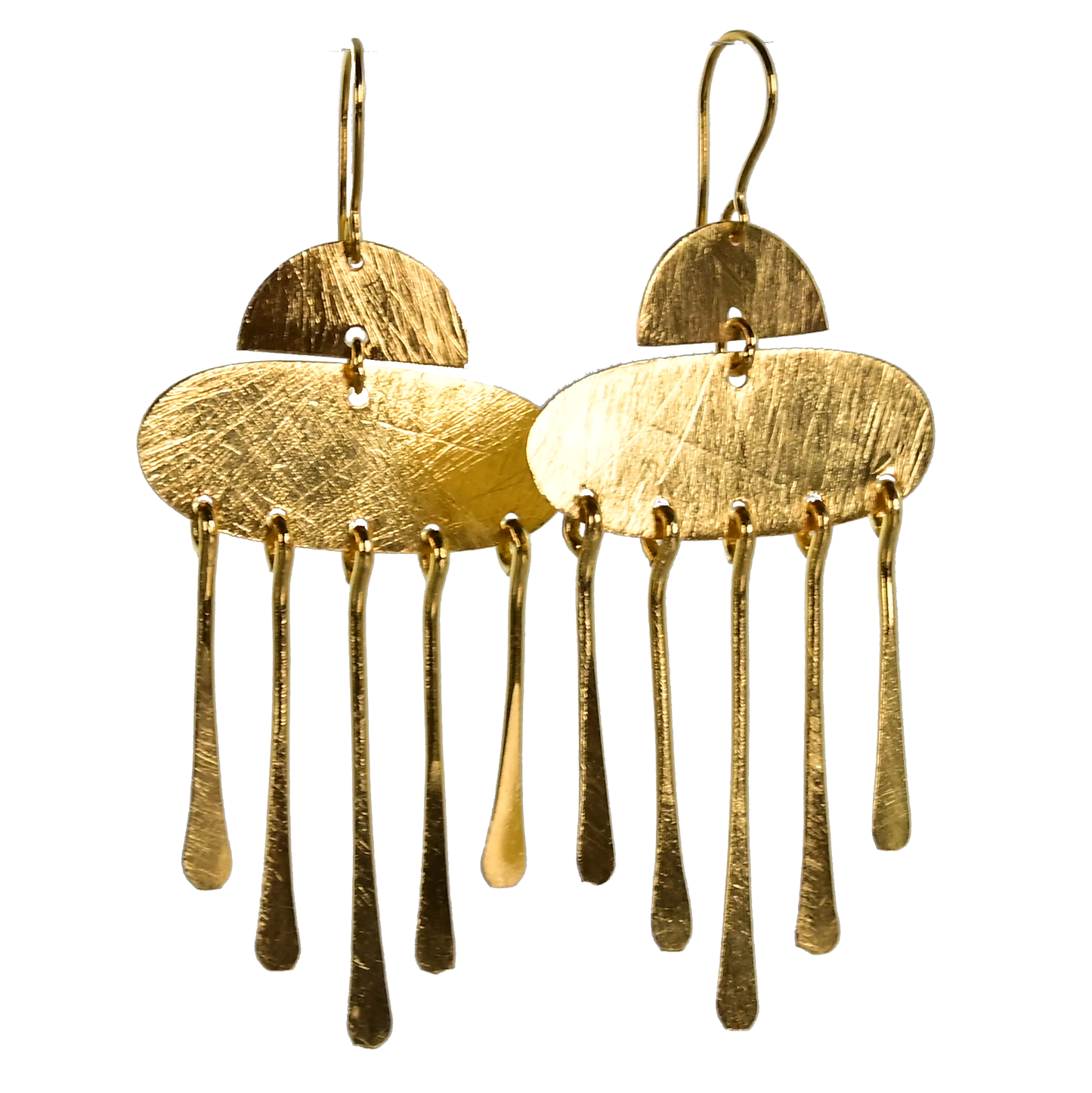 Euro Gold Earrings B73B