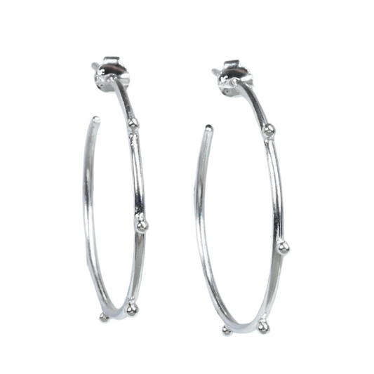 Euro Sterling Silver Earrings D213
