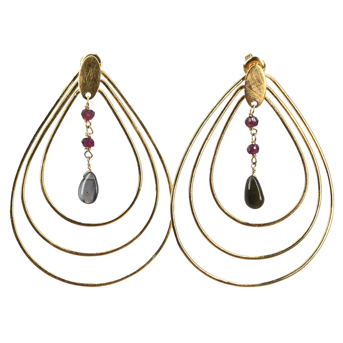 Euro Gold Earrings A196a