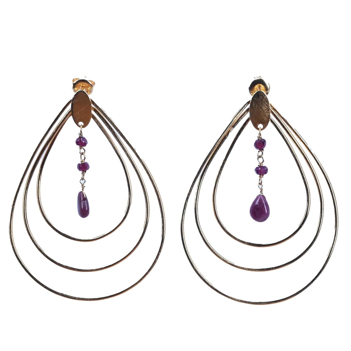 Euro Gold Earrings A196a