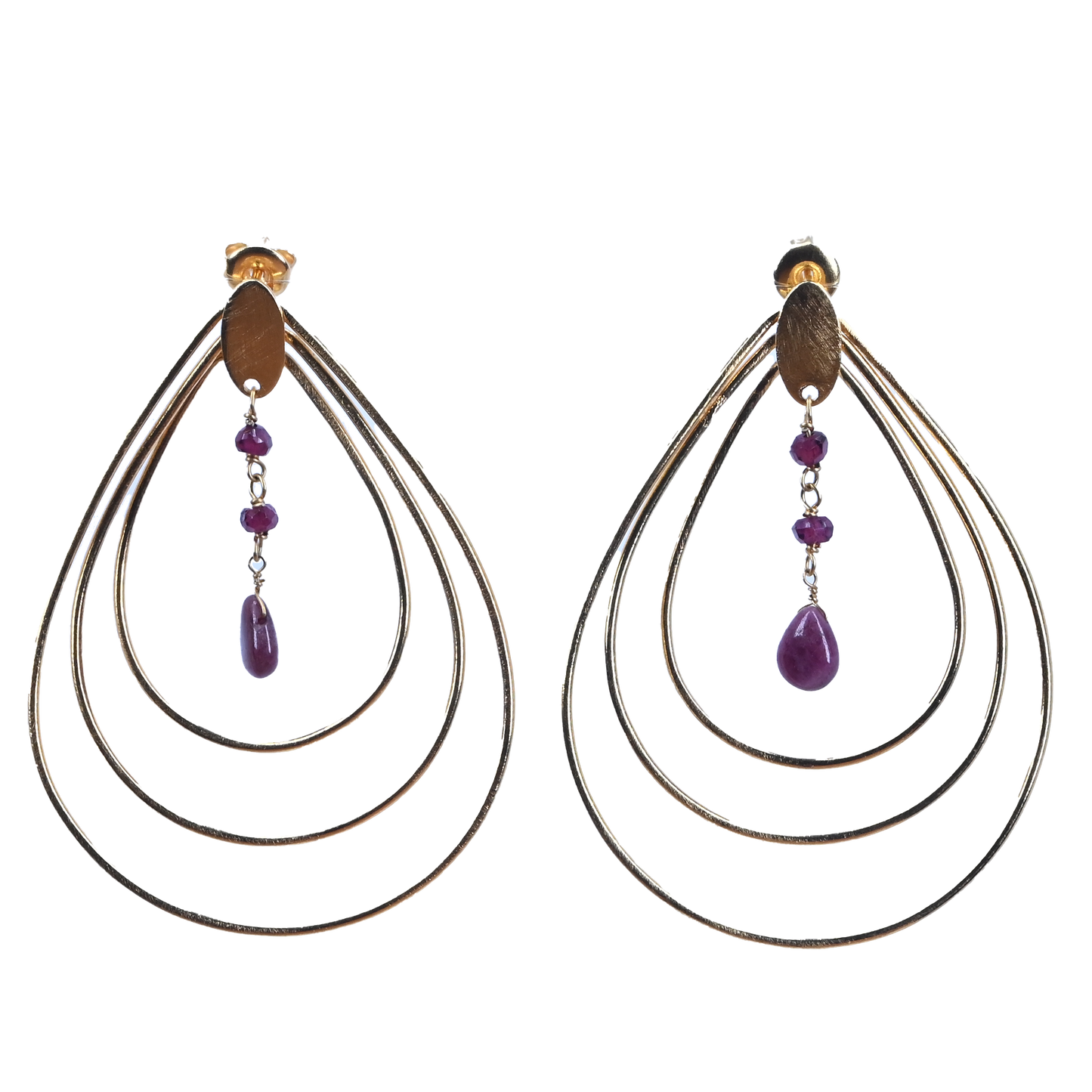 Euro Gold Earrings A196a