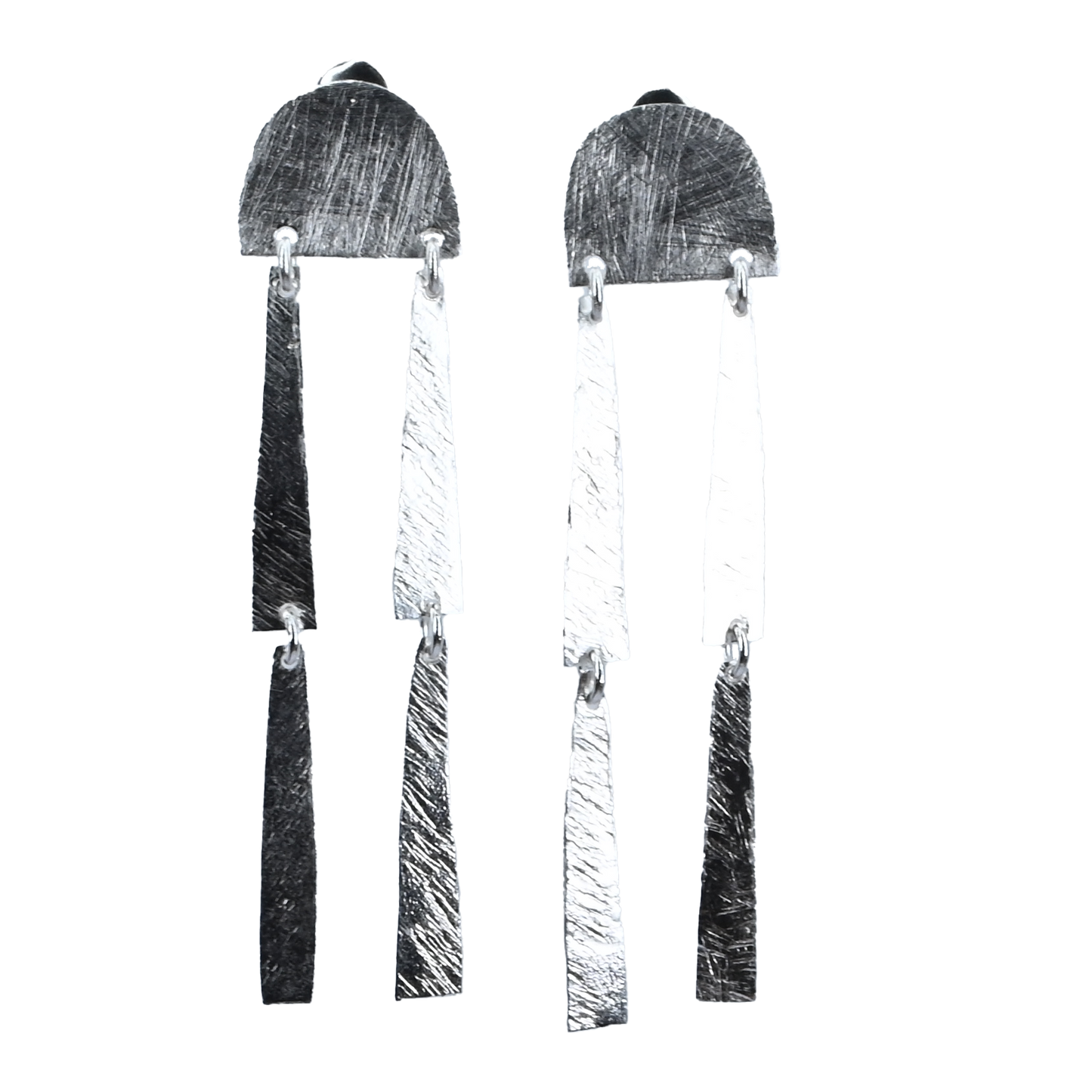 Silver Wash Earrings C193