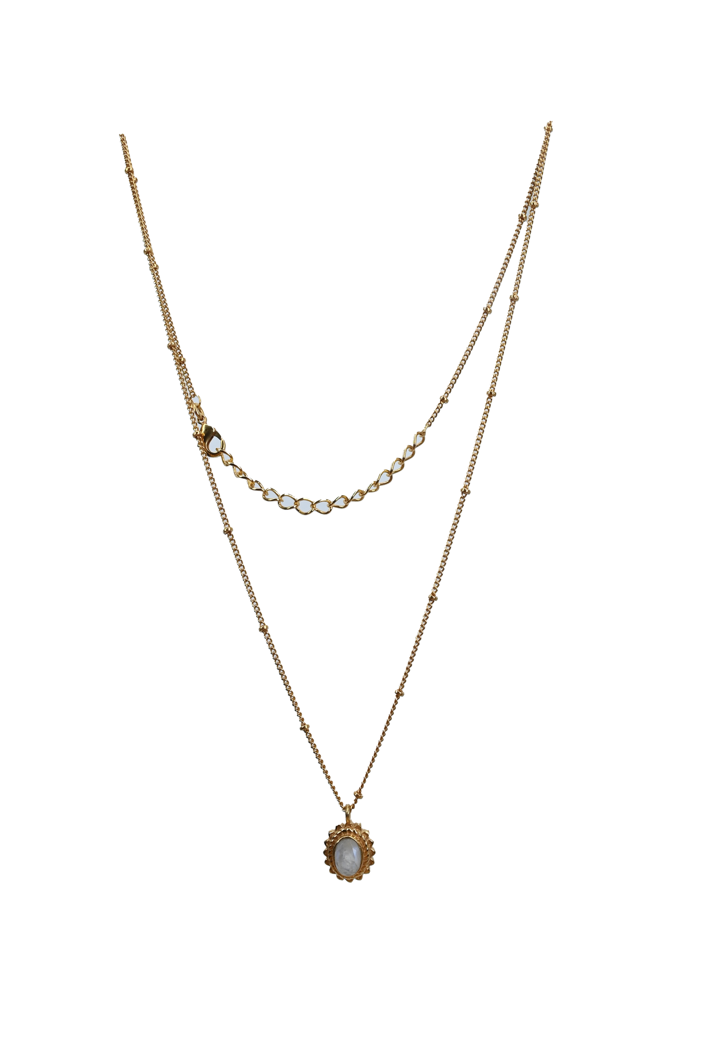 Euro gold and gem necklaces with many gem varieties A194