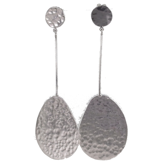 Silver Wash Earrings C114