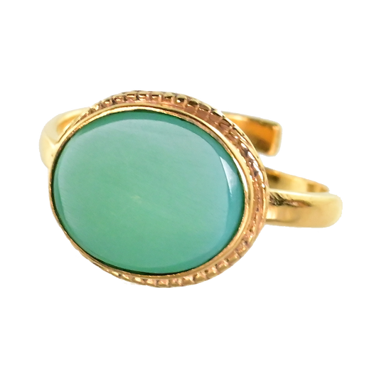 Euro Gold Gemstone Ring AR1