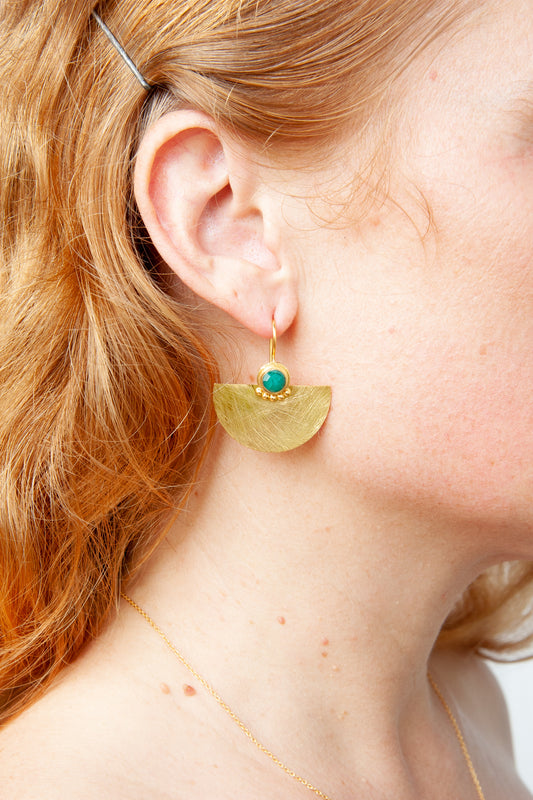 Euro Gold Earrings A26E