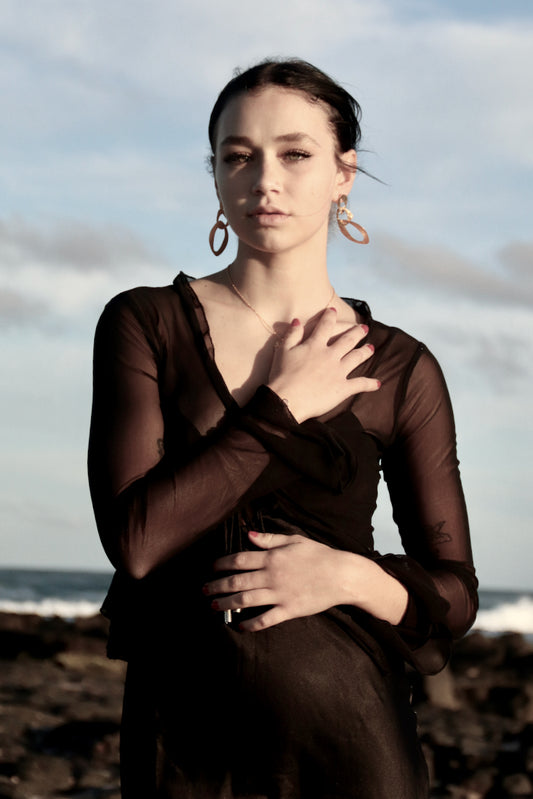 Euro Gold Earrings B90