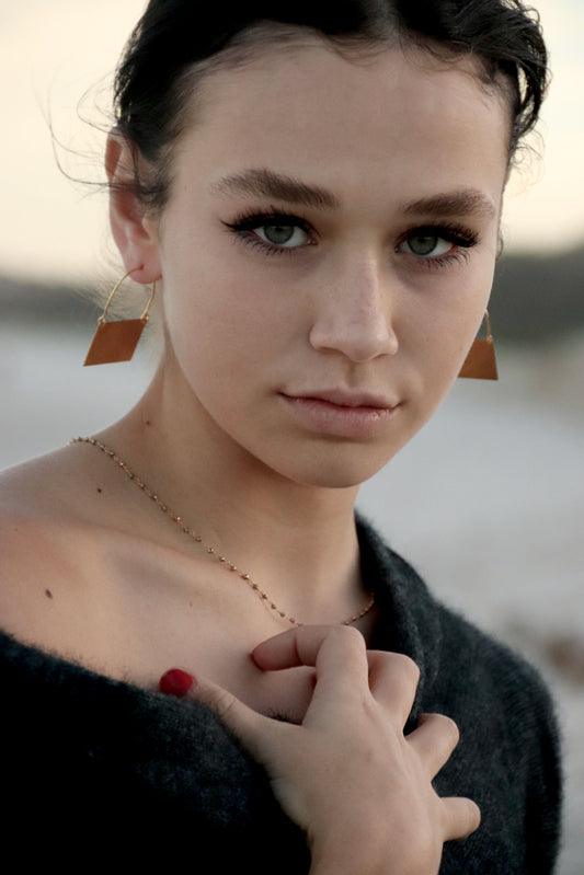 Euro gold and gem necklaces with many gem varieties A1A.