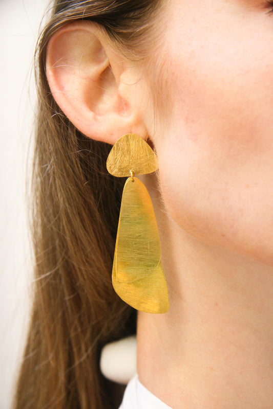 Euro Gold Earrings B118