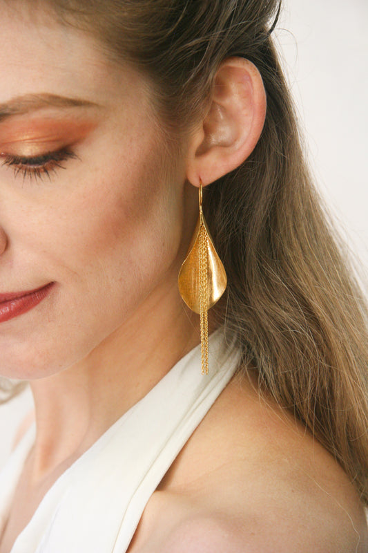 Euro Gold Earrings B161