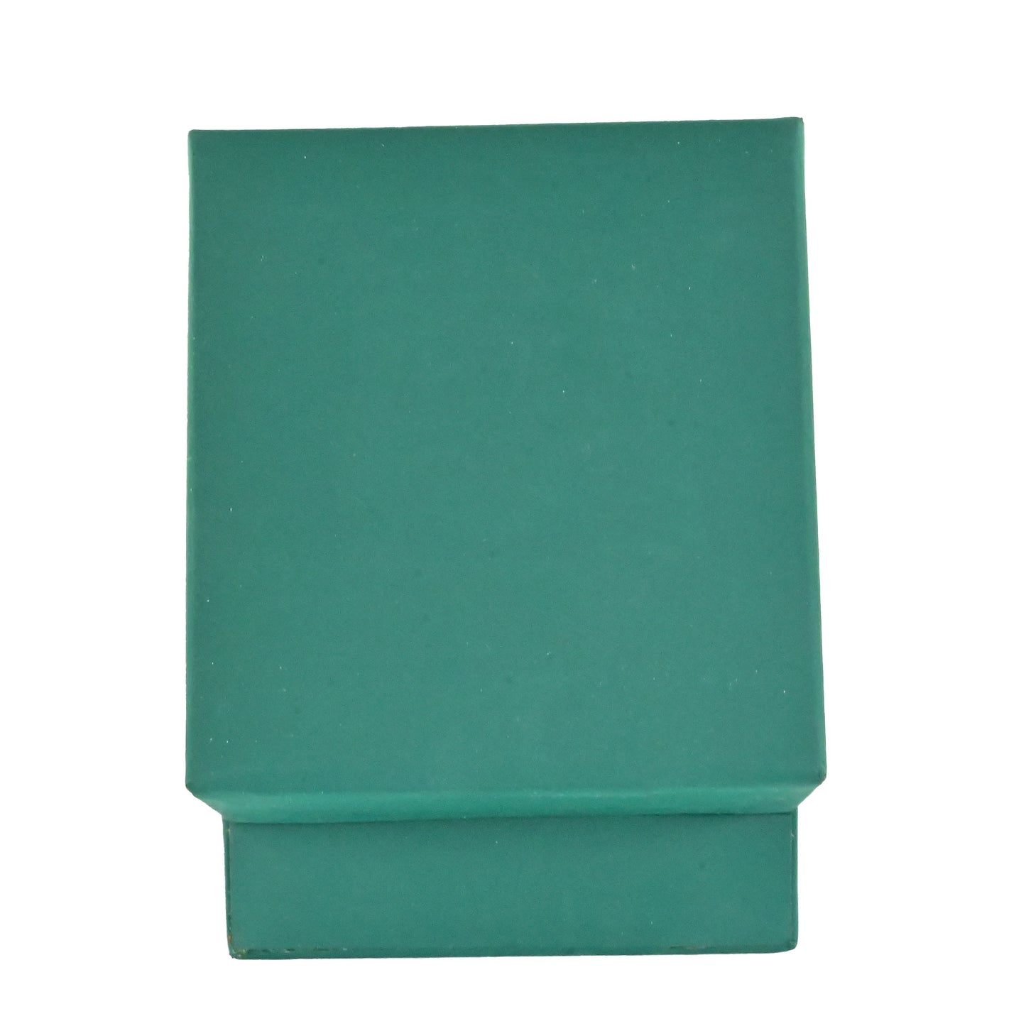 SET OF 10 with every $500 sale Luxury Emerald Green leather and silk ring box. 6 x 6 x 5.5 cm